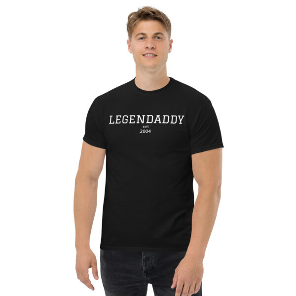 Herren-T-Shirt – LEGENDADDY – personalisierbar (Jahr/Datum)