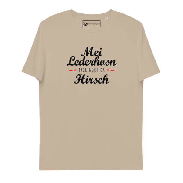 T-Shirt – Kirchtag – Mei Lederhosn trog noch da Hirsch