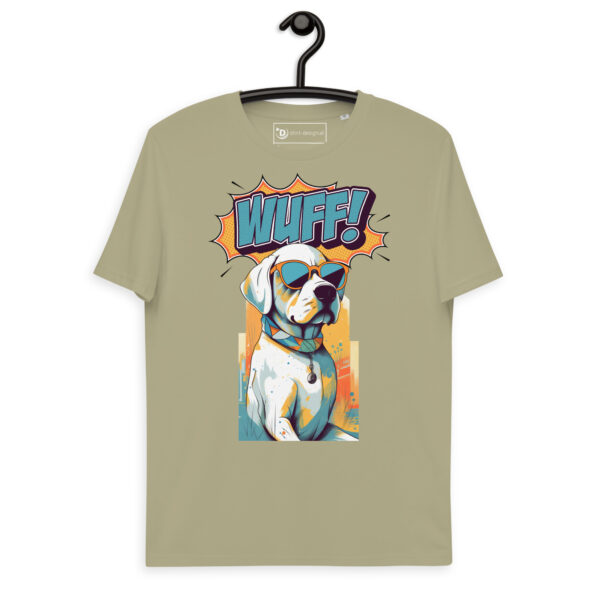 Unisex-Bio-Baumwoll-T-Shirt – Hund Wuff!
