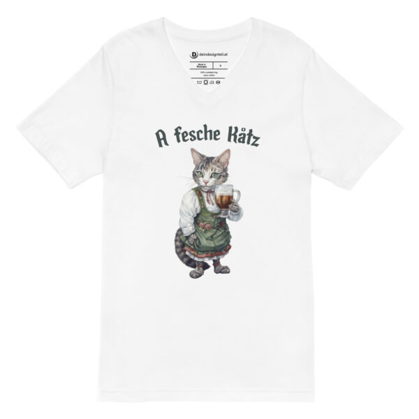 Damen-Shirt – Kirchtag – A fesche Katz