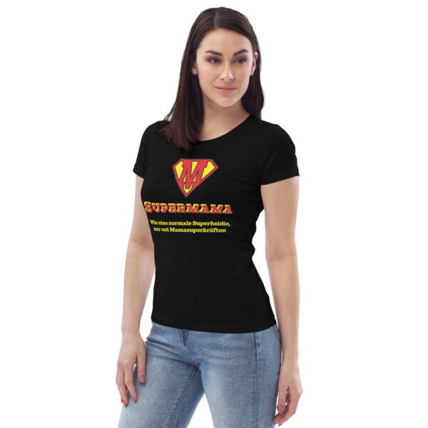 Enganliegendes T-Shirt für Damen – Supermama